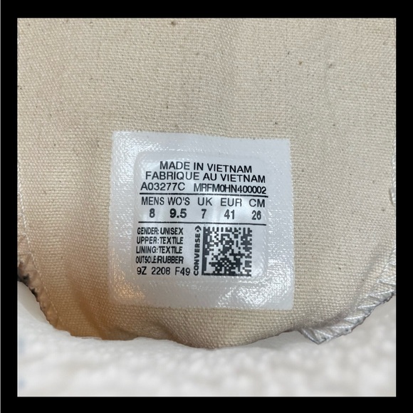 Black/Egret Converse Chuck 70 AT-CX HI - Picture 5 of 6